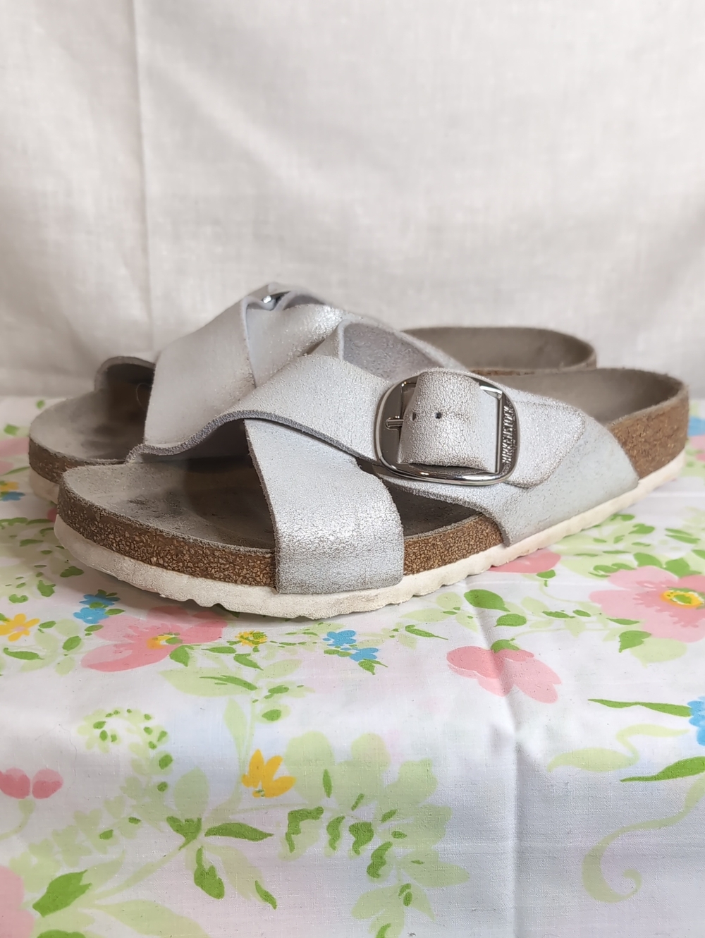 Birkenstock Siena Big Buckle 'Metallic' womens 9